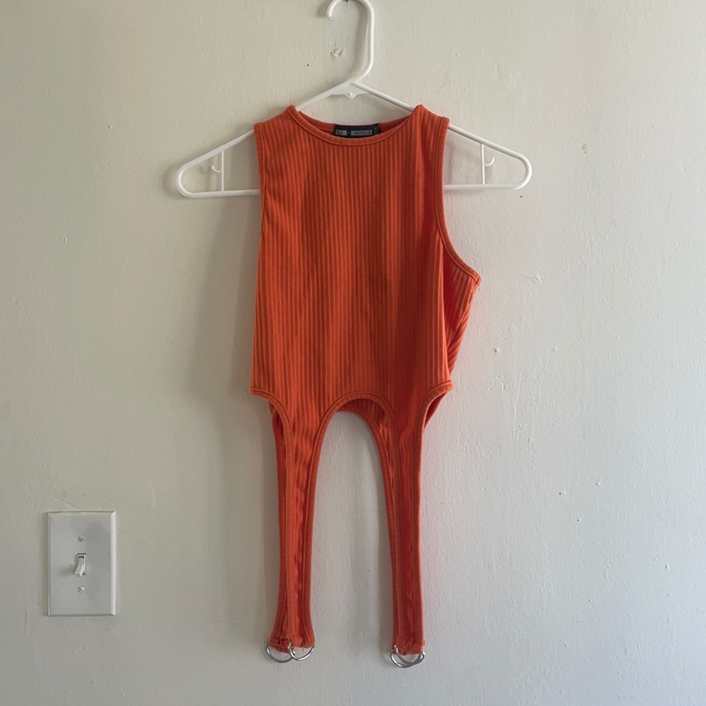 NWT Missguided x Kehlani Orange Top